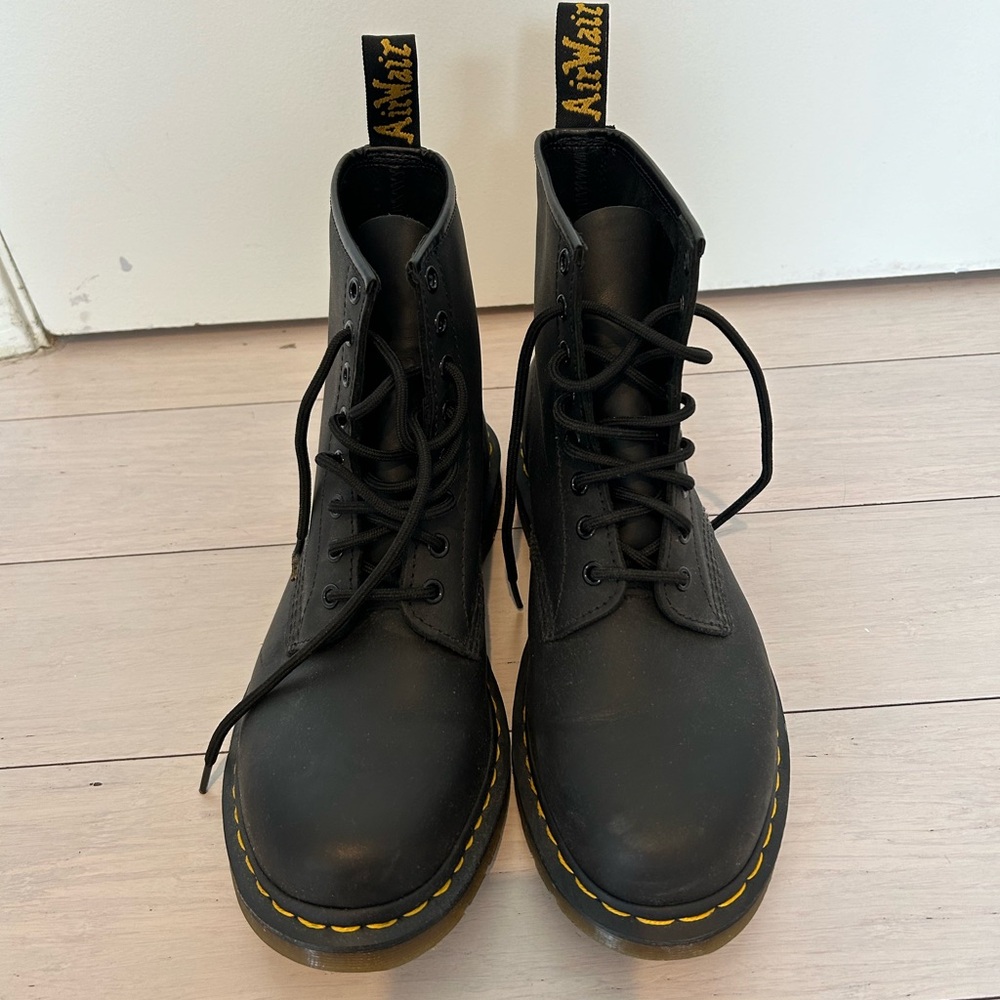 Dr. Martens Black Leather Boots